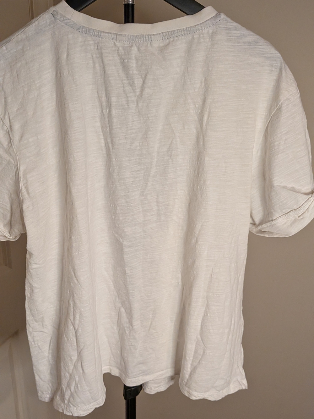 Boden White Tee with Navy "Friday" Graphic - Picture 4 of 5